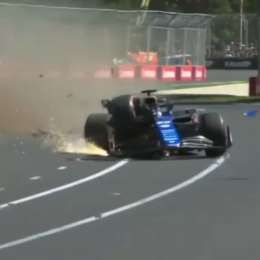F1: durísimo golpe de Alex Albon en el comienzo del GP de Australia