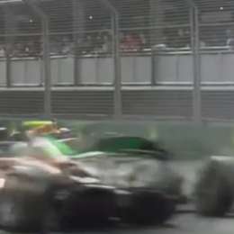 F2: Colapinto zafó en una caótica largada de la Sprint Race en Australia