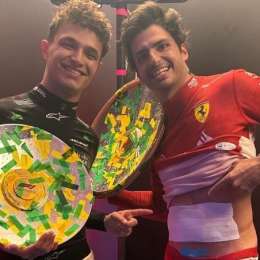 F1: Norris-Sainz y un curioso posteo tras el podio del GP de Australia