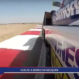 TC: imperdible cámara a bordo de Lambiris en Neuquén