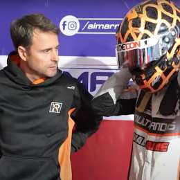 Christian Ledesma y el debut de su hijo en el automovilismo