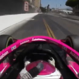 IndyCar: ¡Increíble cámara a bordo en Long Beach! el circuito donde correrá Canapino