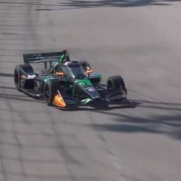 IndyCar: Canapino buscó los límites en el callejero de Long Beach