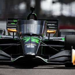 IndyCar: Canapino, dentro del top diez en el inicio del fin de semana en Long Beach
