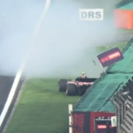 F1: el despiste y leve golpe de Sainz que generó la bandera roja en la clasificación del GP de China
