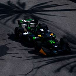 IndyCar: Agustín Canapino terminó noveno en el último entrenamiento en Long Beach