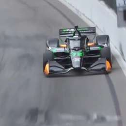 IndyCar: así buscaba los límites Canapino durante la clasificación en Long Beach