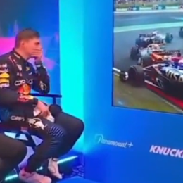 F1: la increíble reacción de Verstappen al golpe de Stroll a Ricciardo en el GP de China