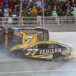 NASCAR: El fuerte choque de Lajoie sobre el final en Talladega
