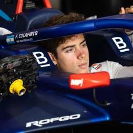 F2: Colapinto fue sexto en los test matutinos en Barcelona