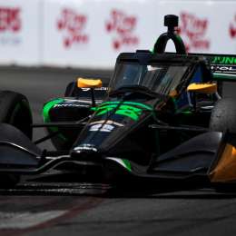 IndyCar: con un trompo incluido, Canapino completó el viernes en Barber