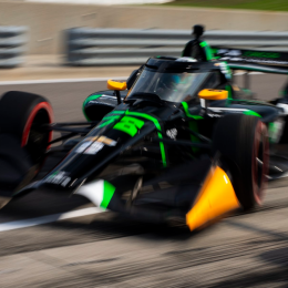 IndyCar: Grosjean 2° y Canapino al borde del top ten en la segunda práctica en Barber