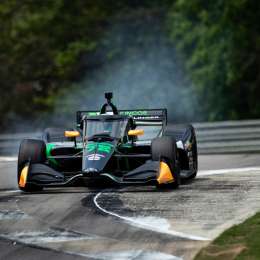 IndyCar: Agustín Canapino concluyó su clasificación en Barber