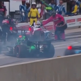 IndyCar: Canapino tuvo un inconveniente en su segunda parada en boxes