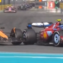 F1: la maniobra por la que fue sancionado Sainz en el GP de Miami