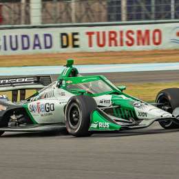 El día que Canapino aceleró un IndyCar en Termas de Río Hondo