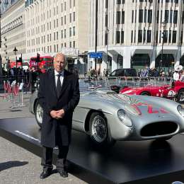 F1: un Fangio presente en el homenaje a Stirling Moss