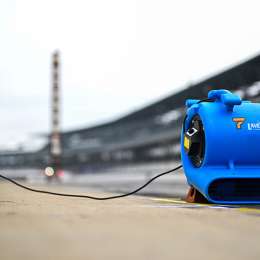 IndyCar: paró la lluvia y se reanudó la actividad en Indianápolis