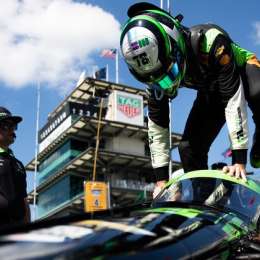 IndyCar: el motivo que complicó la clasificación de Canapino en Indianápolis