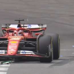 F1: el incidente que provocó daños en la Ferrari de Leclerc en Mónaco