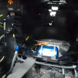 ¿Cómo es el habitáculo en un IndyCar?