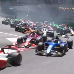 F2: ¡Gran largada de Colapinto para avanzar un puesto en Mónaco!