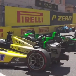 F2: la situación que provocó la bandera roja en la Sprint Race en Mónaco
