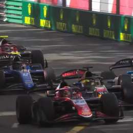 La buena largada de Colapinto en la Feature Race de la F2 en Mónaco