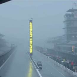 IndyCar: la lluvia complica el comienzo de la Indy500