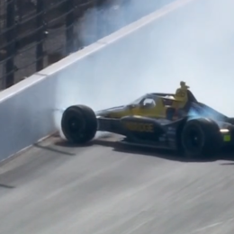 IndyCar: ¡Increíble! Herta venía segundo y se pegó contra el muro en las 500 Millas