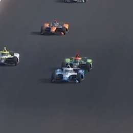 IndyCar: gran maniobra de Canapino para meterse en el top diez de la Indy500