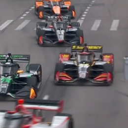 IndyCar: buena maniobra de Canapino para superar a Fittipaldi en Detroit