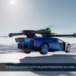 El revolucionario auto volador presentado en China