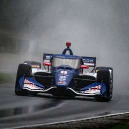 IndyCar: Linus Lundqvist logró su primera pole position en Road America