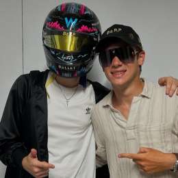 Colapinto y un lindo intercambio con su amigo Bizarrap