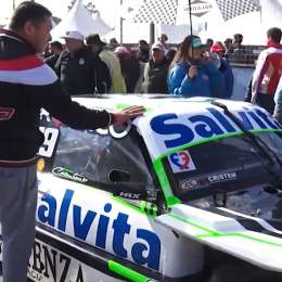 EXCLUSIVO: el gesto de los hinchas a la Chevy de Ciantini en el TC en Rafaela