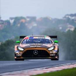 GT Open: Marcos Siebert subió al podio en la primera carrera en Hungría