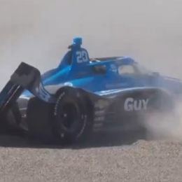 IndyCar: fuerte choque de Rasmussen al comienzo del segundo entrenamiento en Laguna Seca