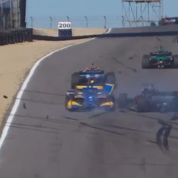 IndyCar: la situación que complicó la carrera de Canapino en Laguna Seca