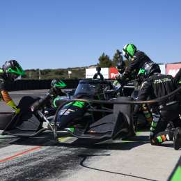 IndyCar: Canapino comenzó las pruebas con el sistema híbrido en Iowa