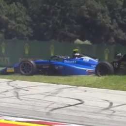 F2: tras un trompo, Colapinto cayó al puesto 11 en el GP de Austria