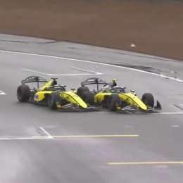 El agónico final de la Sprint Race de la F2 en Silverstone