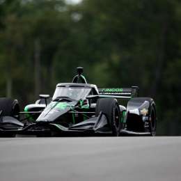 IndyCar: Canapino abrió el sábado con el segundo entrenamiento en Mid Ohio