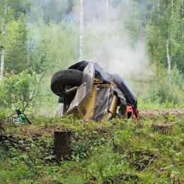 ¡IMPRESIONANTE! El video del accidente de Tanak en el Rally de Estonia
