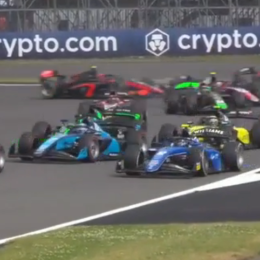 F2: Colapinto y un enredado inicio de la Feature Race en Silverstone