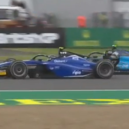 F2: Colapinto y una maniobra para el aplauso en la Feature Race en Silverstone