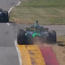 IndyCar: Canapino buscó el límite y se despistó en el Warm Up