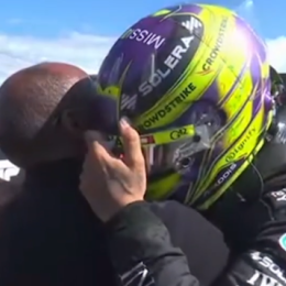 F1: Hamilton y el abrazo con su padre luego de ganar el GP de Gran Bretaña