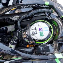 IndyCar: Canapino tuvo que hacer un trompo para evitar chocar a Power