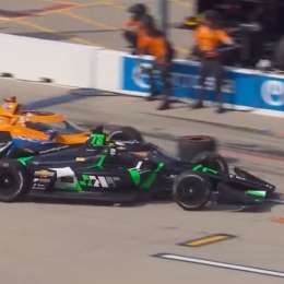 IndyCar: ¿Qué pasó entre Agustín Canapino y Scott Dixon en el entrenamiento de Iowa?